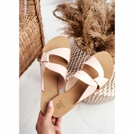 Papuci clasici de damă Lu Boo Beige Mabella bej 1