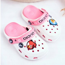 Copii de spumă pentru copii Păsări albe AngryBirds roz 1