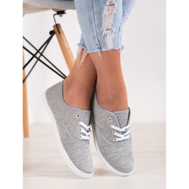 SHELOVET Adidași gri deschis 1