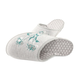 Pantofi de damă de culoare Befado 235D168 gri verde 4