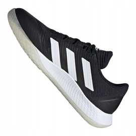 Încălțăminte de interior adidas ForceBounce M FU8392 gri / argintiu, alb, negru negru 1