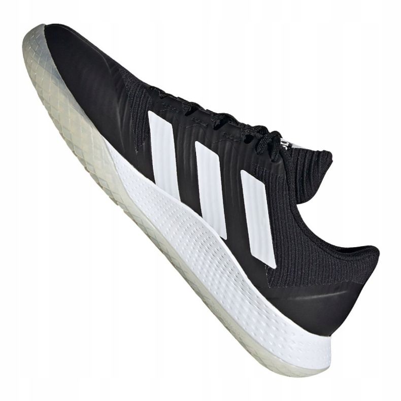 Încălțăminte de interior adidas ForceBounce M FU8392 gri / argintiu, alb, negru negru 1