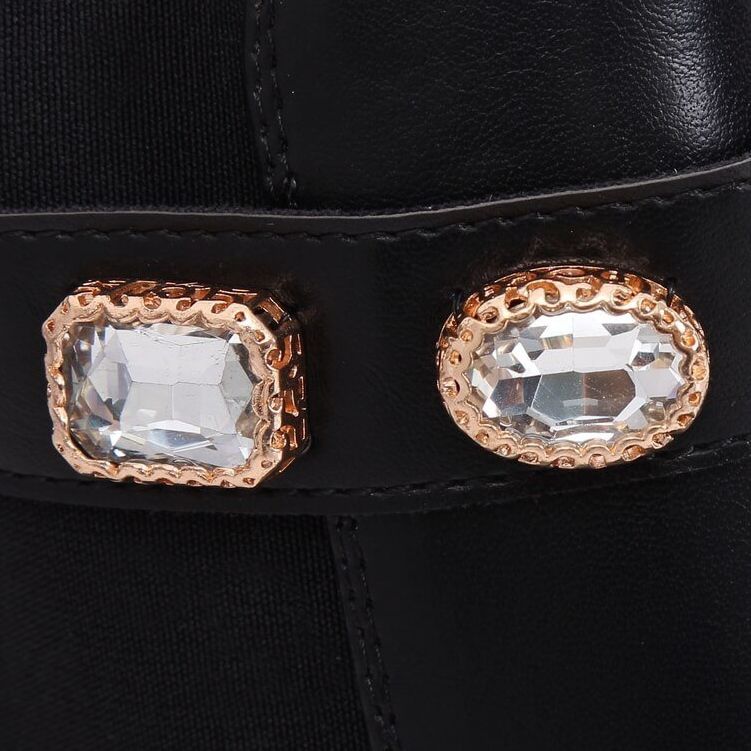 Ghete Chelsea negre, negre HE107 Negre negru 1