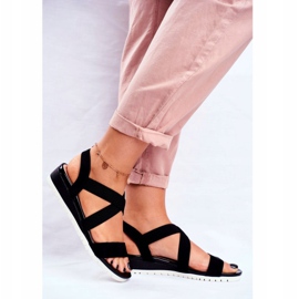 PS1 Sandale de damă On Wedge Black Slip-on Harper negru 1