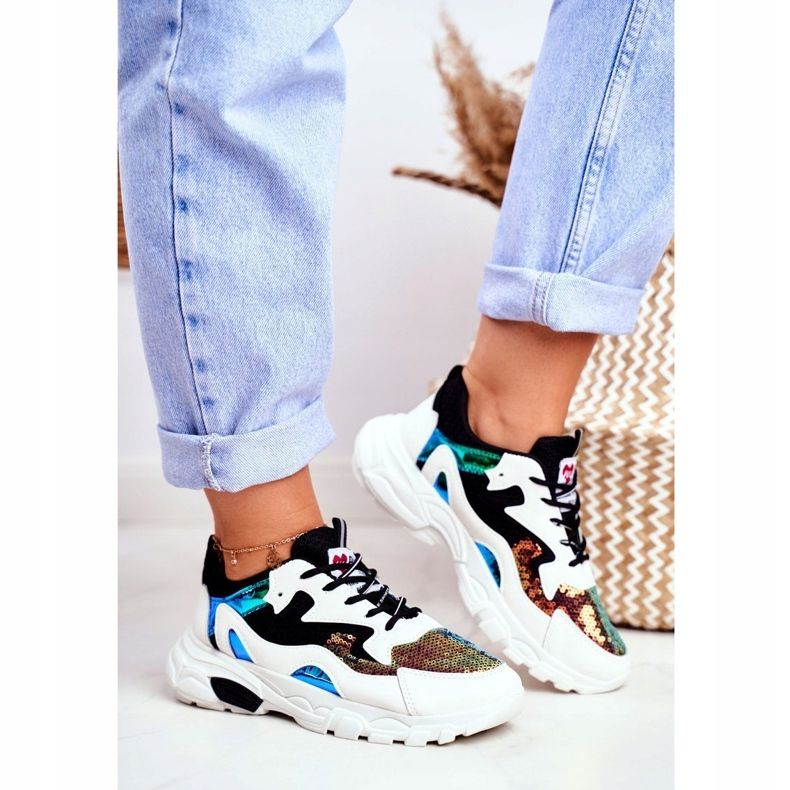 Încălțăminte sport de damă Lu Boo Black Dazzle Me negru 1