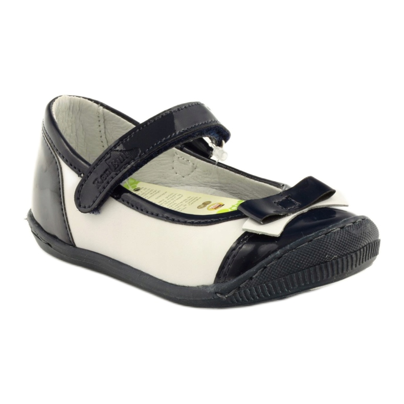 Încălțăminte pentru copii balerini Ren But 1405 bleumarin alb 1