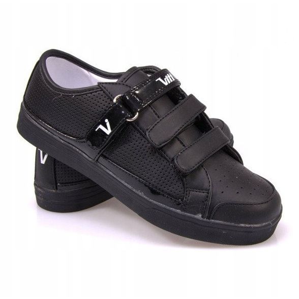 Tenisi Cu Velcro F-1-02 Negru 1