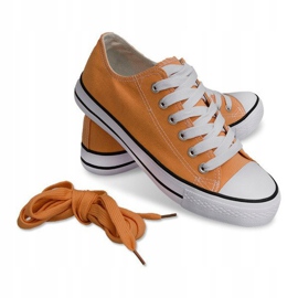 Adidași înalți Konwers 8223 Peach galben 4