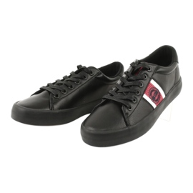 Big Star Adidași pentru femei cu eco-piele GG174111 Negru alb 2