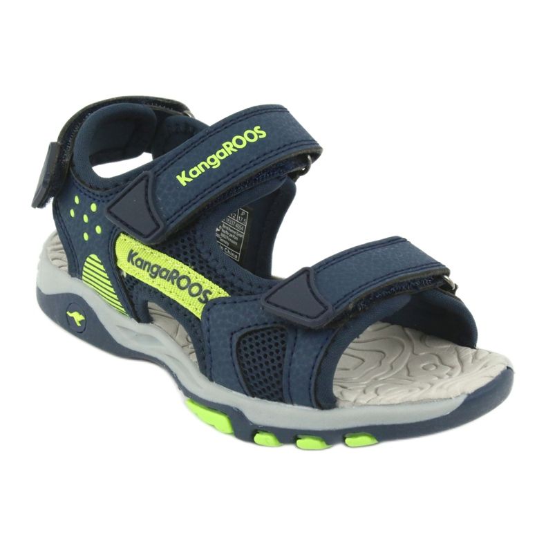 Sandale KangaRoos 18337 insert din spumă albastru marin verde 1