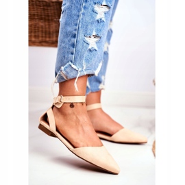 PS1 Balerini de femei bej pe centură cu Allison Spitz 1