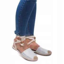 Sandale Espadrile Balerini Balerini 30550 Argintiu gri 1