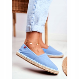Espadrile pentru femei Tălpă împletită Albastru Big Star DD274A153 2