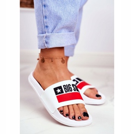 Papuci de damă Big Star Classic White GG274047 alb 1