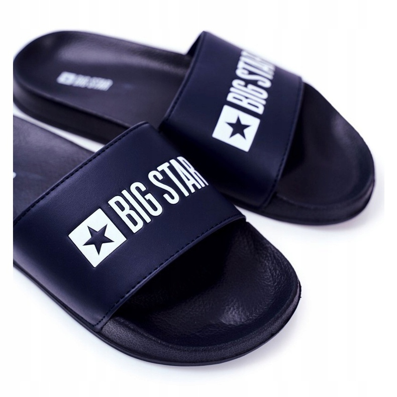 Papuci pentru bărbați Big Star Rubber Blue Navy GG174931 albastru marin 1