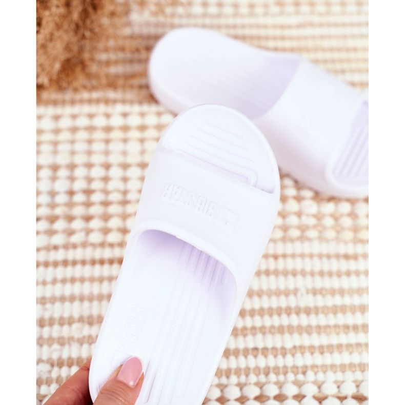 Papuci pentru copii Big Star White pentru tineret pentru copii GG374811 alb 2