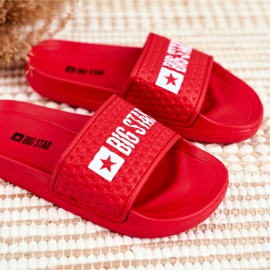 Papuci pentru copii Big Star Red Matlasat GG374801 roșu 2