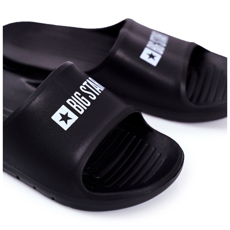 Papuci pentru bărbați Big Star Air Black GG174917 negru 1