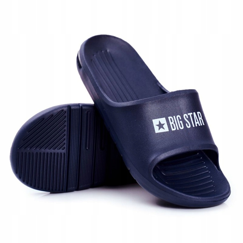 Papuci bărbați Big Star Air Blue Navy GG174919 albastru marin 1