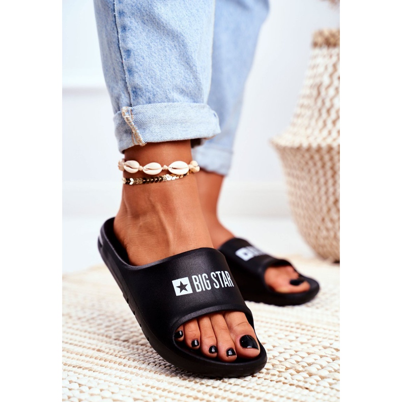 Papuci de damă Big Star Air Black GG274A025 negru 1