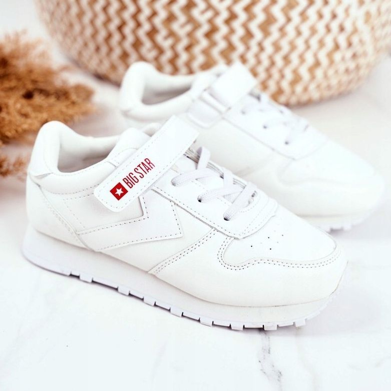 Pantofi sport pentru copii Big Star cu velcro alb GG374057 1
