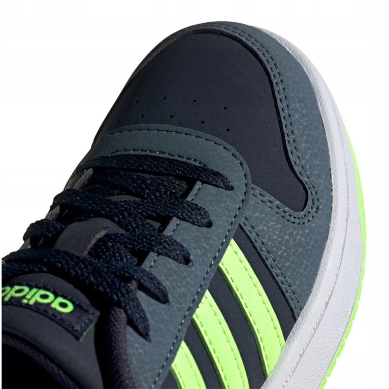 Pantofi Adidas Hoops 2.0 Jr FW3171 negru albastru marin verde 2