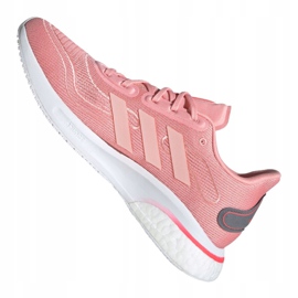 Pantofi de alergare adidas Supernova W FV6021 alb roz 1