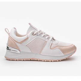 Pantofi sport la modă PC35 bej maro 1