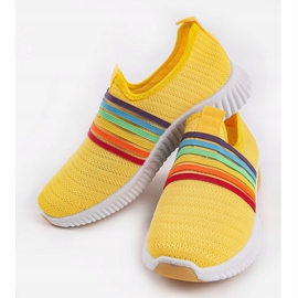 Încălțăminte de sport slip-on BS30 galbenă multicolor 1