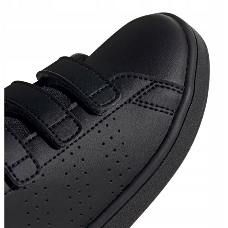 Pantofi Adidas Vs Advantage Jr EF0222 negru roșu 2