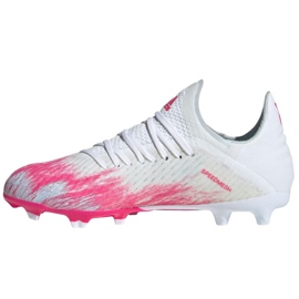 Ghete de fotbal Adidas X 19.1 Fg Jr EG7163 multicolor alb 2