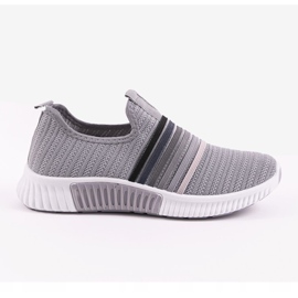 Pantofi sport alunecați gri gri TL502-26 1
