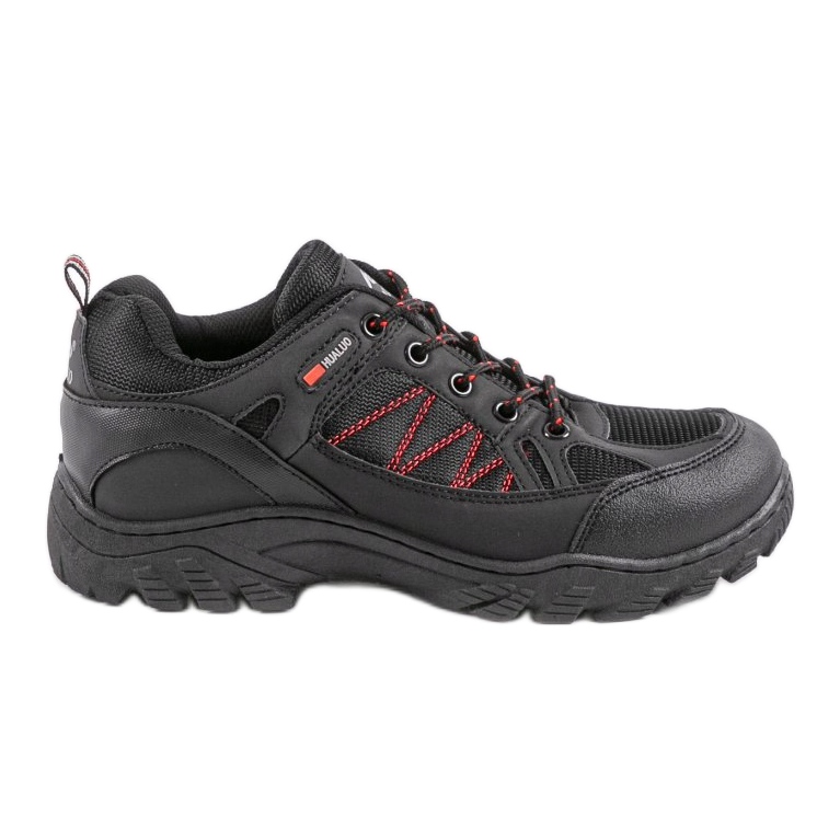 Pantofi sport de trekking negri HL-1831B negru 1