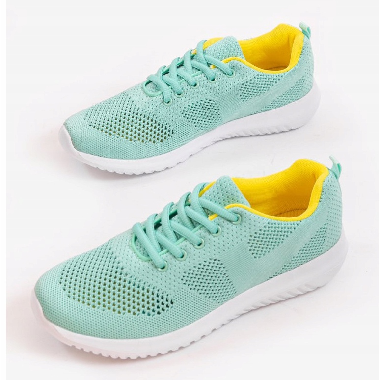 Încălțăminte sportă ajurată verde T101-9 2 Încălțăminte sportă ajurată verde T101-9 2