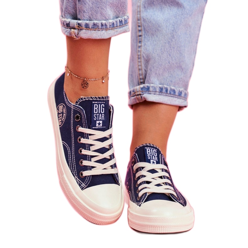 Adidași pentru femei Big Star Navy Blue FF274125 albastru marin multicolor 1