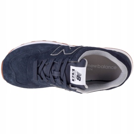 Pantofi New Balance M ML574EMA albastru marin 2