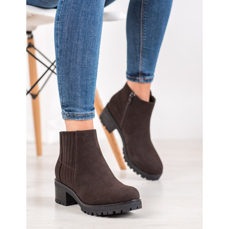 J. Star Cizme maro clasice 1