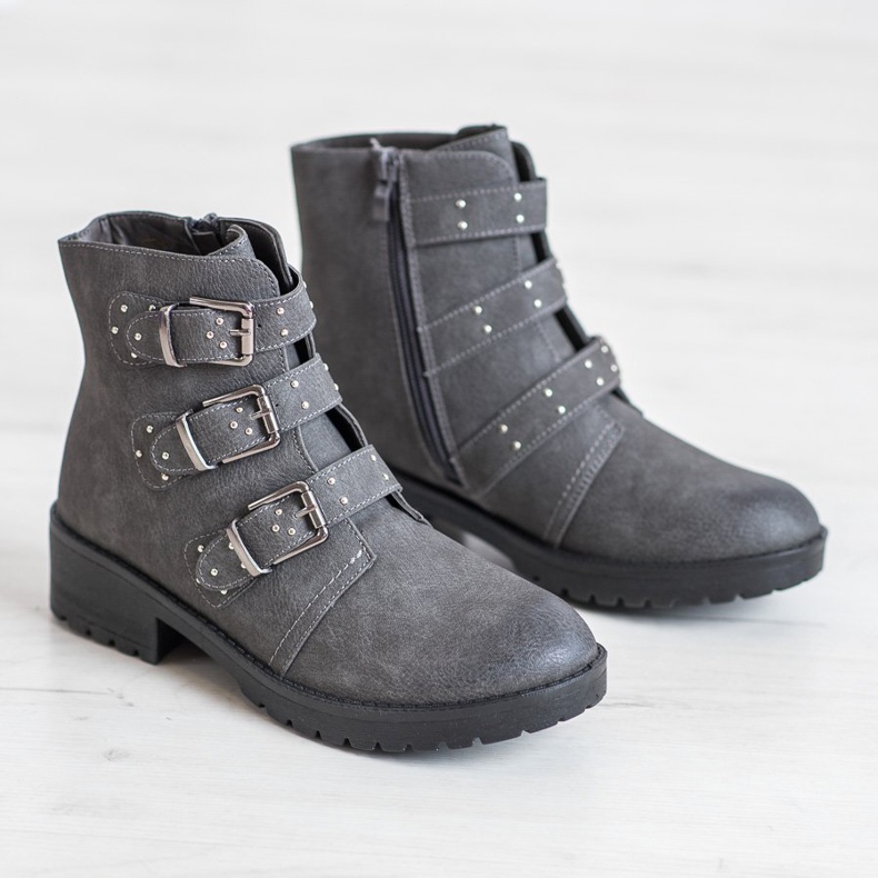 J. Star Muncitori gri cu cleme 1