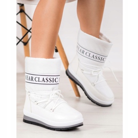 GOLL Poartă cizme clasice de zăpadă alb 2