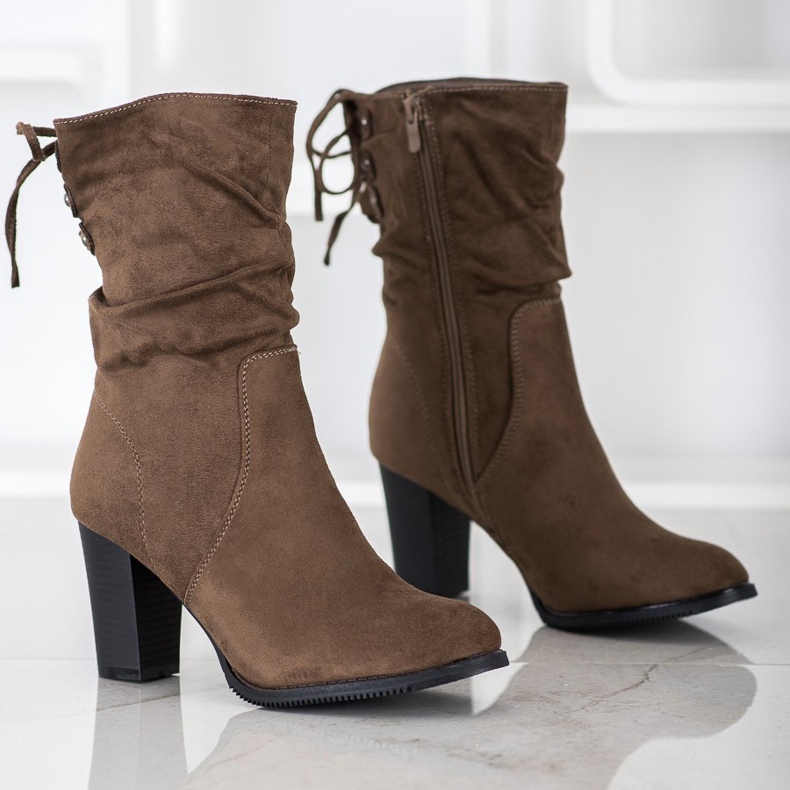 J. Star Cizme maro înalte 1