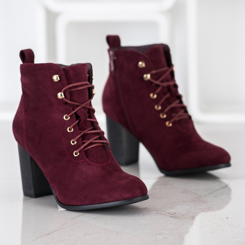 Evento Cizme Burgundy La Poștă roșu multicolor 1 Evento Cizme Burgundy La Poștă roșu multicolor 1