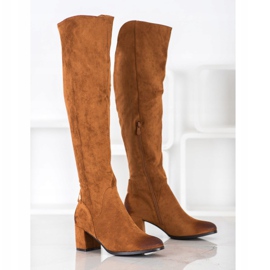 Cizme înalte VINCEZA maro 1