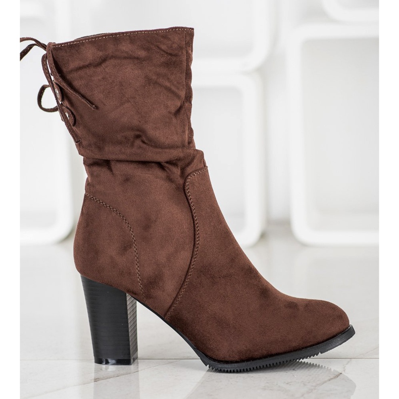 J. Star Cizme înalte, maro închis 2