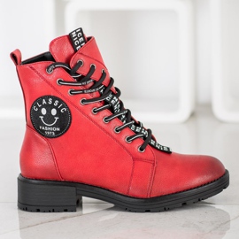 VINCEZA Trappers Red roșu 2