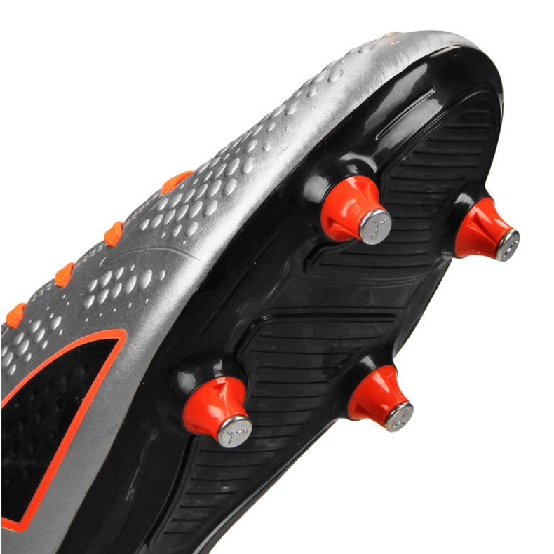 Ghete de fotbal Puma One 4 Syn Sg M 104747-01 multicolor argint 1