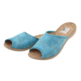 Pantofi de damă Befado pu 254D010 albastru 3