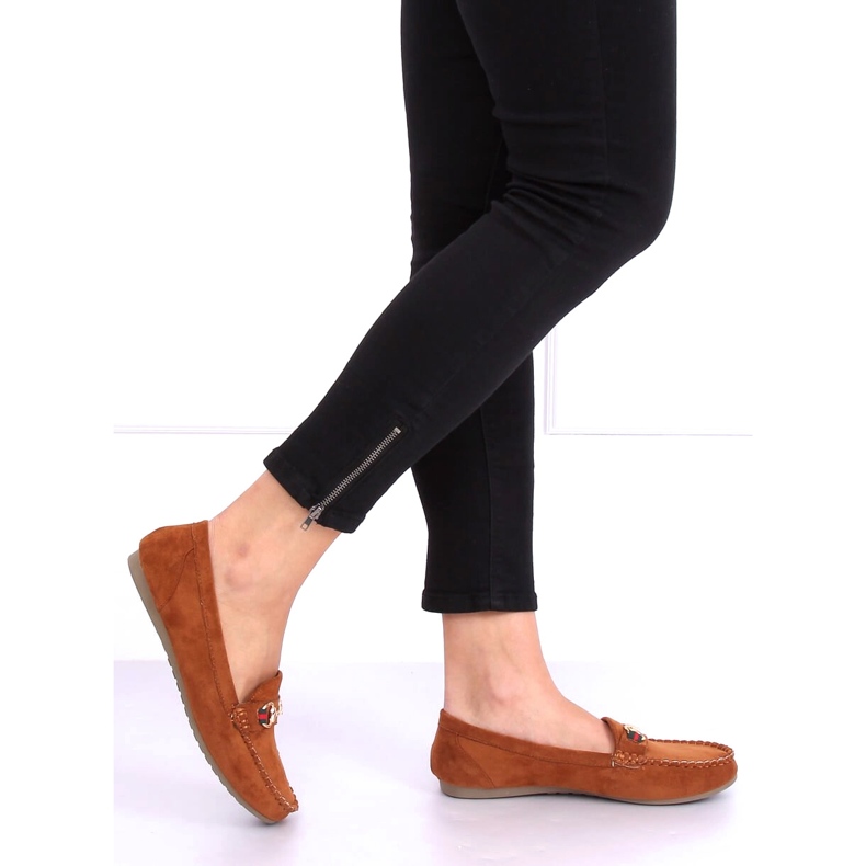 Mocasini de damă camel CH-1M16 Camel maro 2