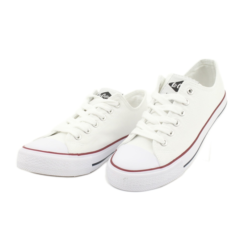White Lee Cooper a legat cărucioare alb 2