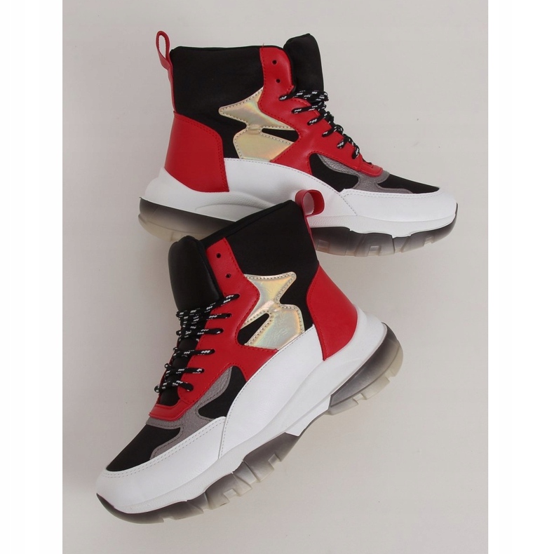 Adidași de top 2000-C05 Negru multicolor 1