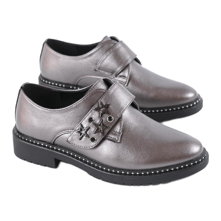 Pantofi gri pentru femei C18-6391 1